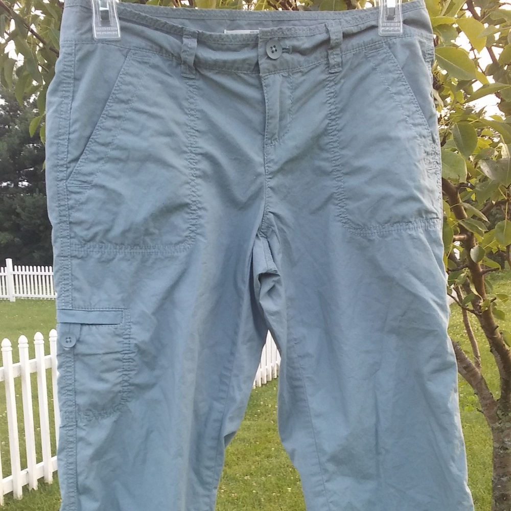 💙Loft Blue-Gray Capris